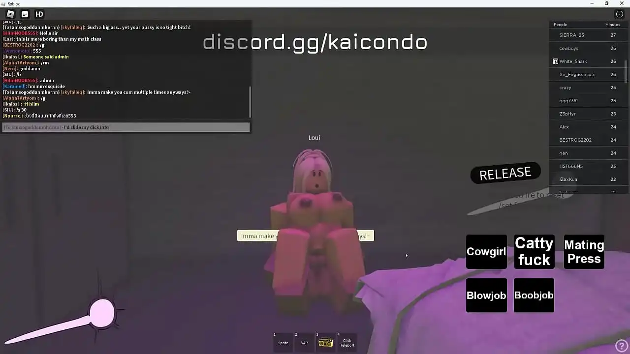 1 | Roblox Porn Pequena Compilação