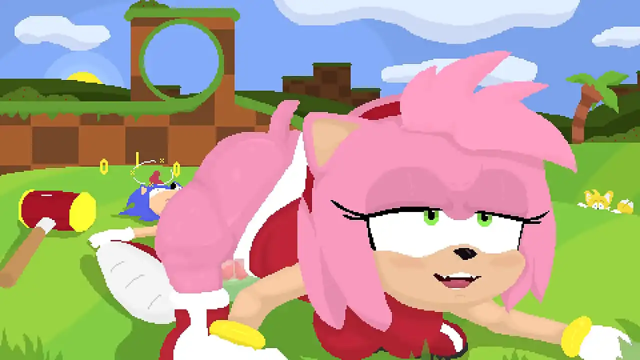 Amy pegou Sonic Shoestrang