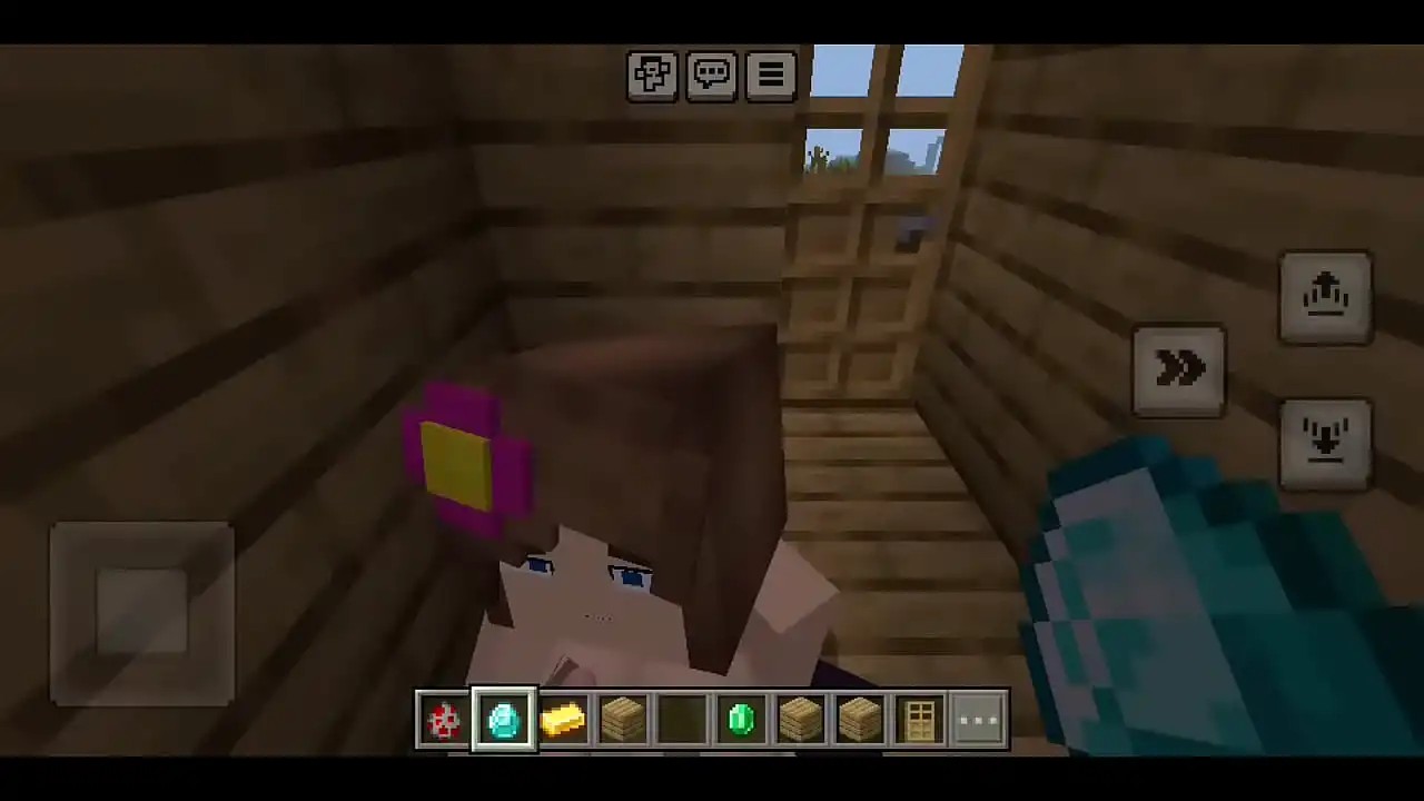 Deme169 fode Jenny no Minecraft