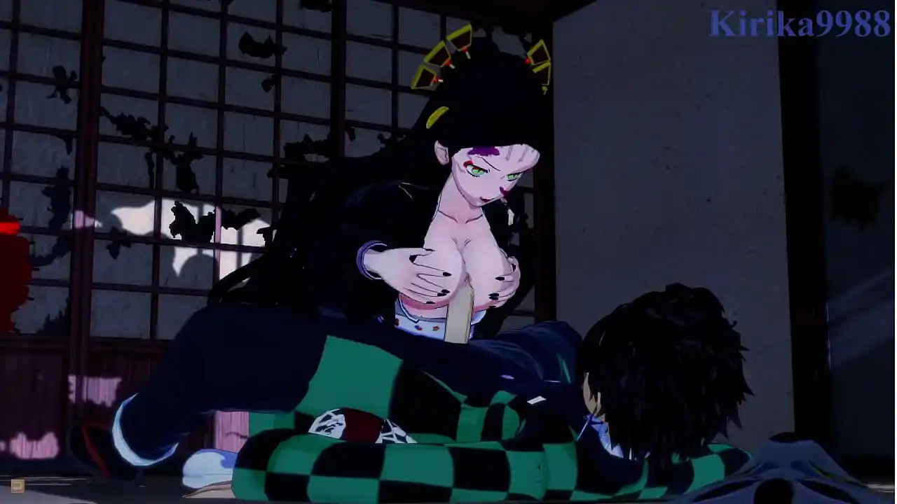 Mitsuri Kanroji e Shinobu Kochō e Daki e Tanjiro Kamado sexo intenso - Demon Slayer Kimetsu no Yaiba Hentai.