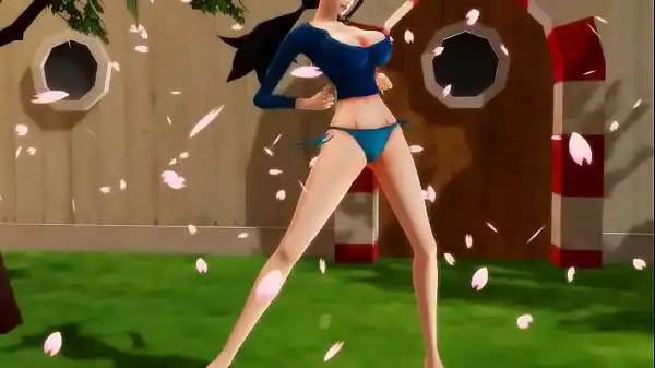 -MMD One Piece- Nico Robin dançando e dançando