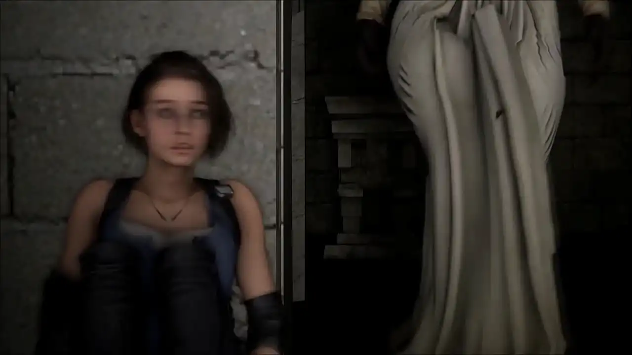 Resident Evil (Village/Remake) ENF CMNF MMD: Lady Dimitrescu encontra Jill Valentine e arranca todas as suas roupas mostrando seus peitos grandes, buceta e bunda, mas ela continua nua também | bit.ly/3YB7Epy