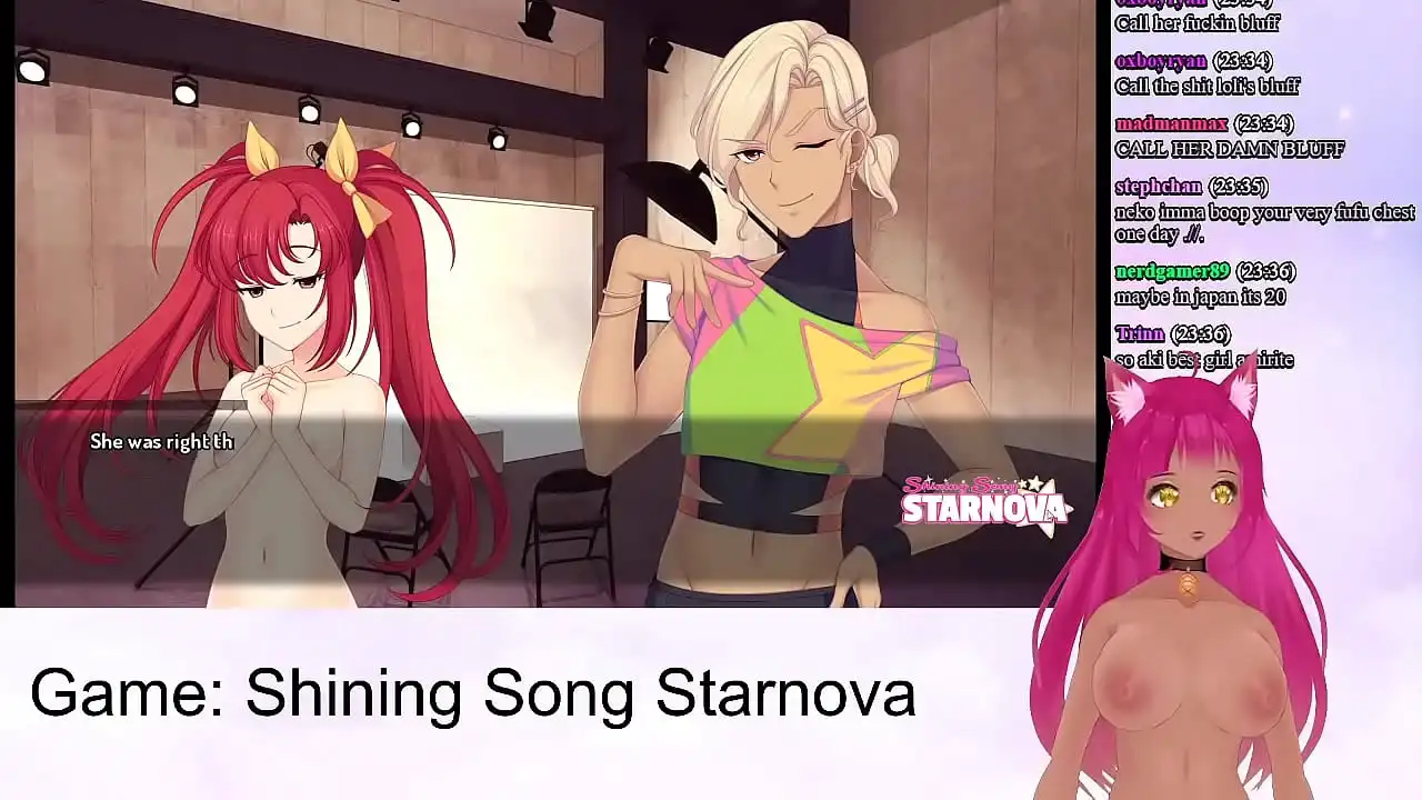 VTuber LewdNeko toca Shining Song Starnova Mariya Route Parte 2